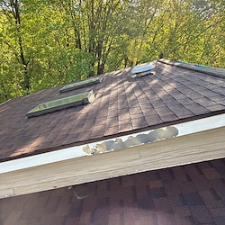 New Skylights Remove Power Fan and Replace Metal Facia 0